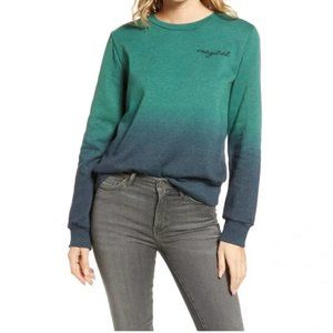 Treasure & Bond Magical Dip Dye Women's Ombre Sweatshirt